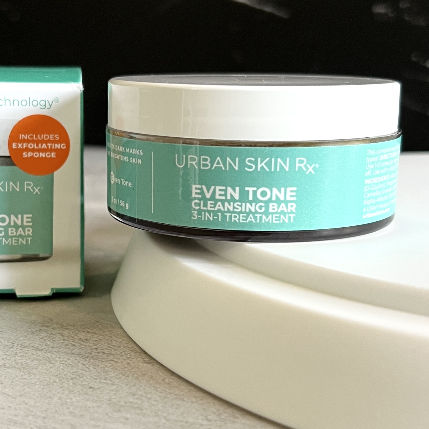 Front of Urban Skin Rx Even Tone Treatment Bar for Cocotique January 2023