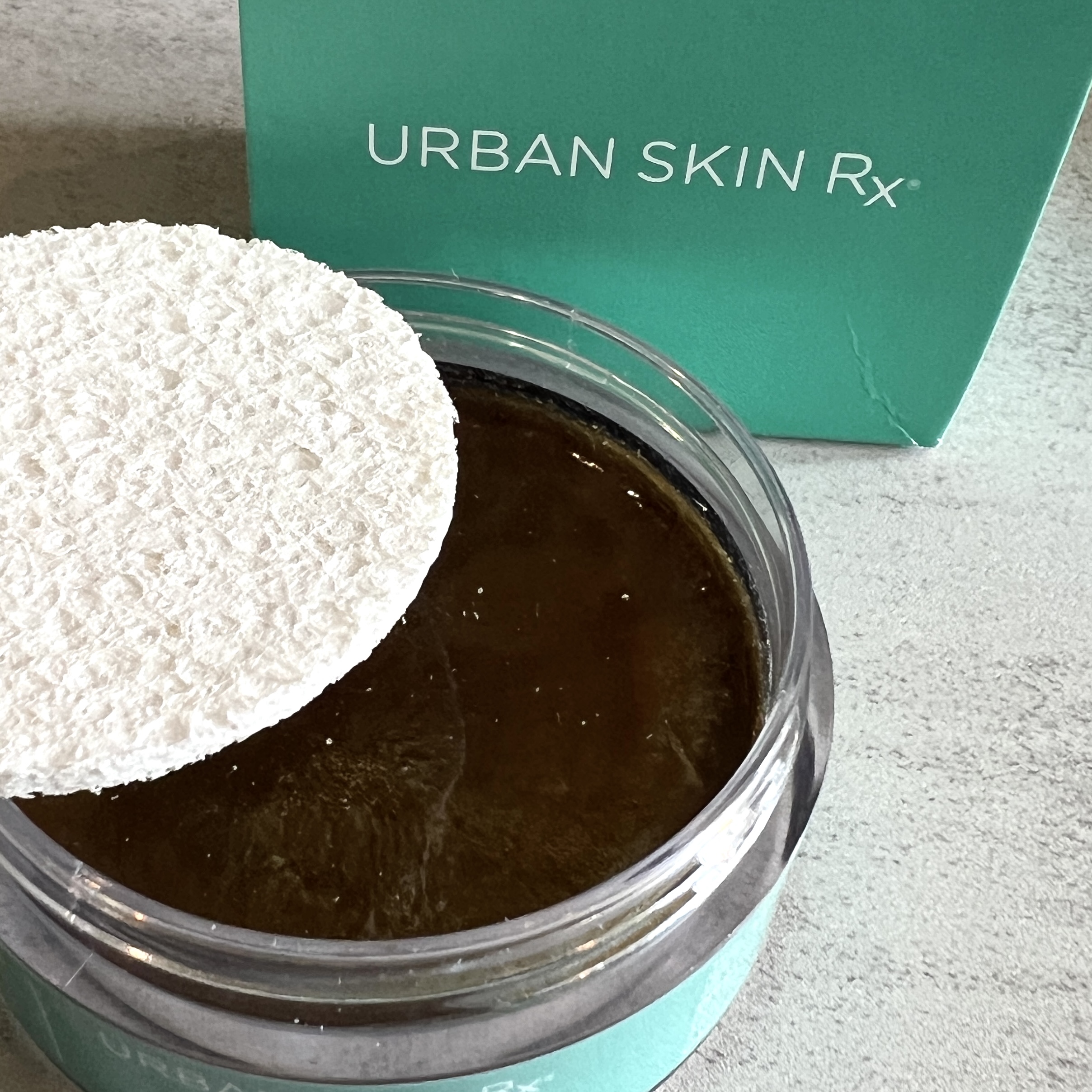 Inside of Urban Skin Rx Even Skin Treatment Bar for Cocotique January 2023