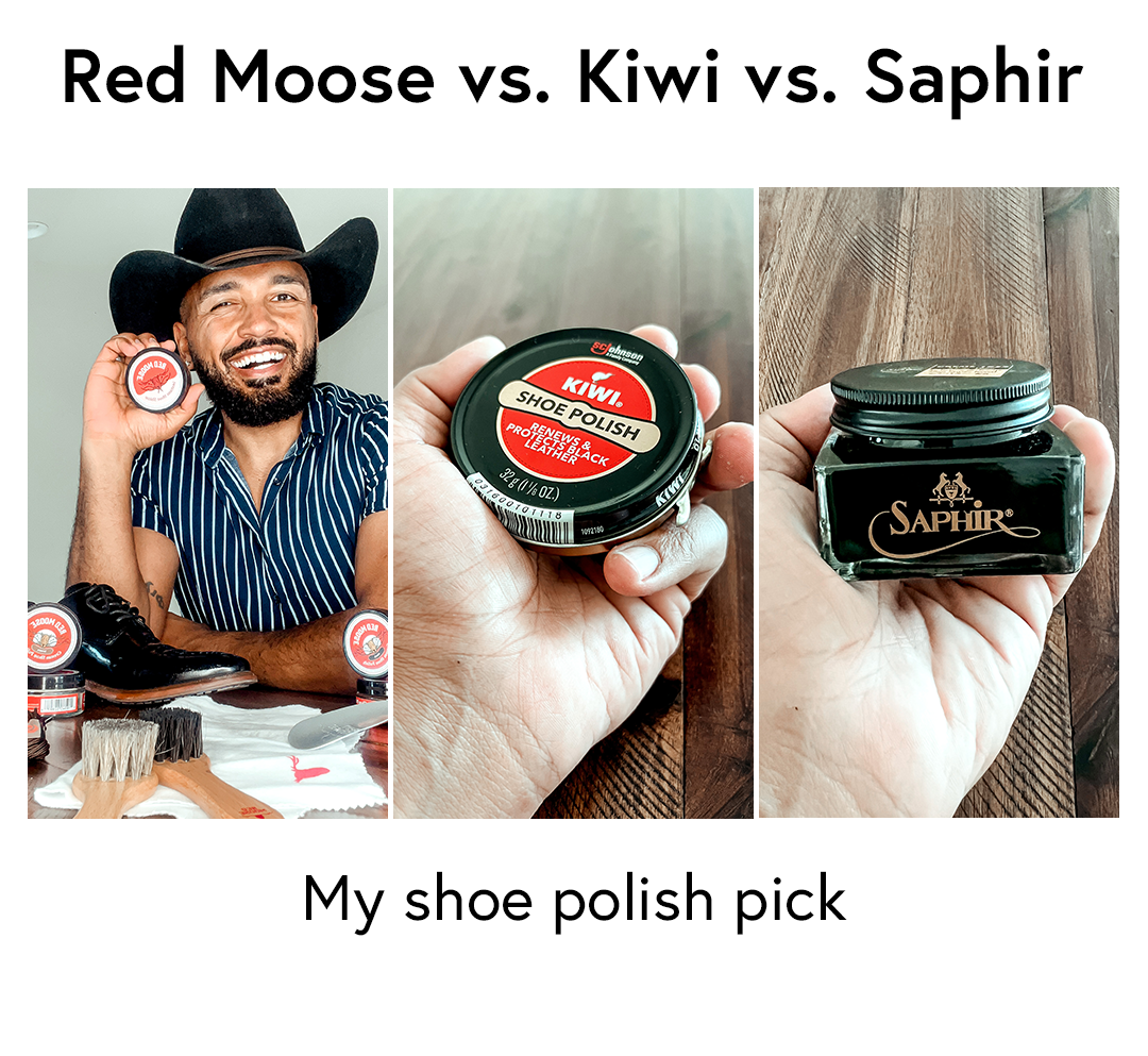 Red Moose vs. Kiwi vs. Saphir: Which Shoe Polish Is The Winner?