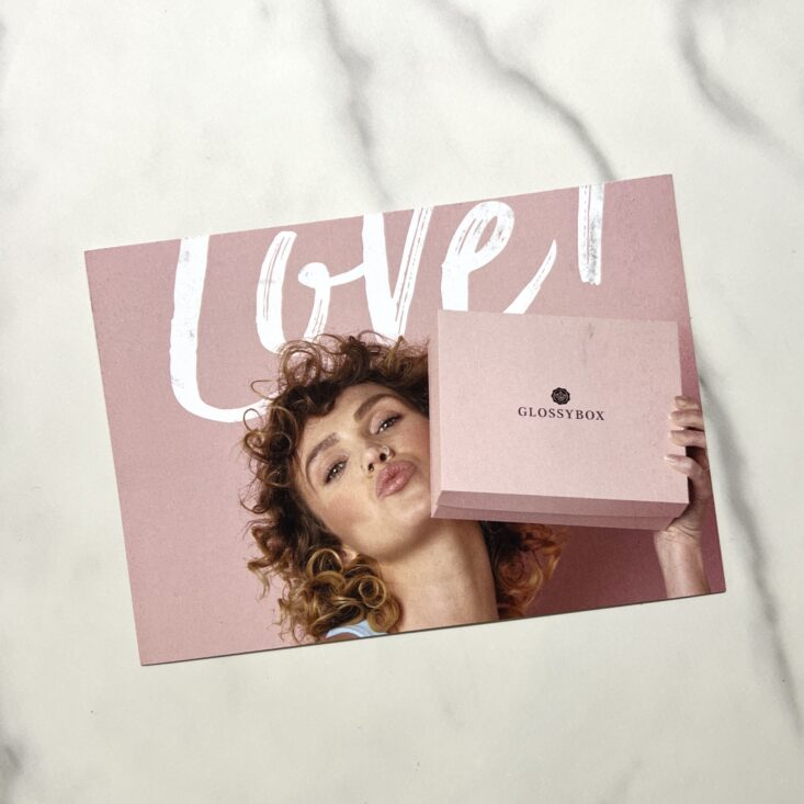 Front of Card for GlossyBox February 2023