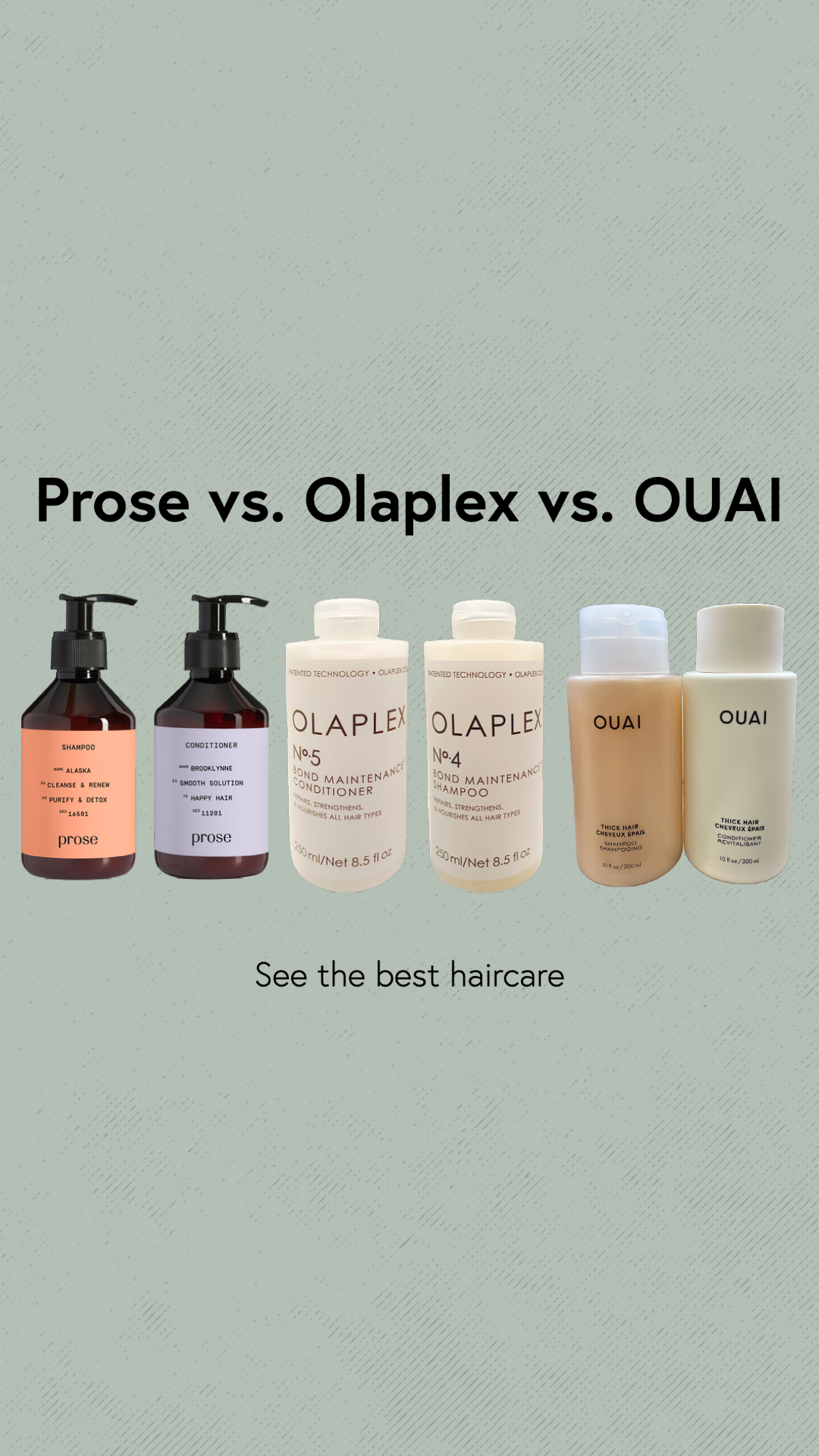 Prose vs. Olaplex vs. OUAI: Which is the Ultimate Winner for Curly Hair?