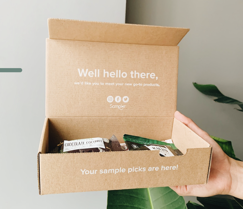 Subscribe for free sample boxes