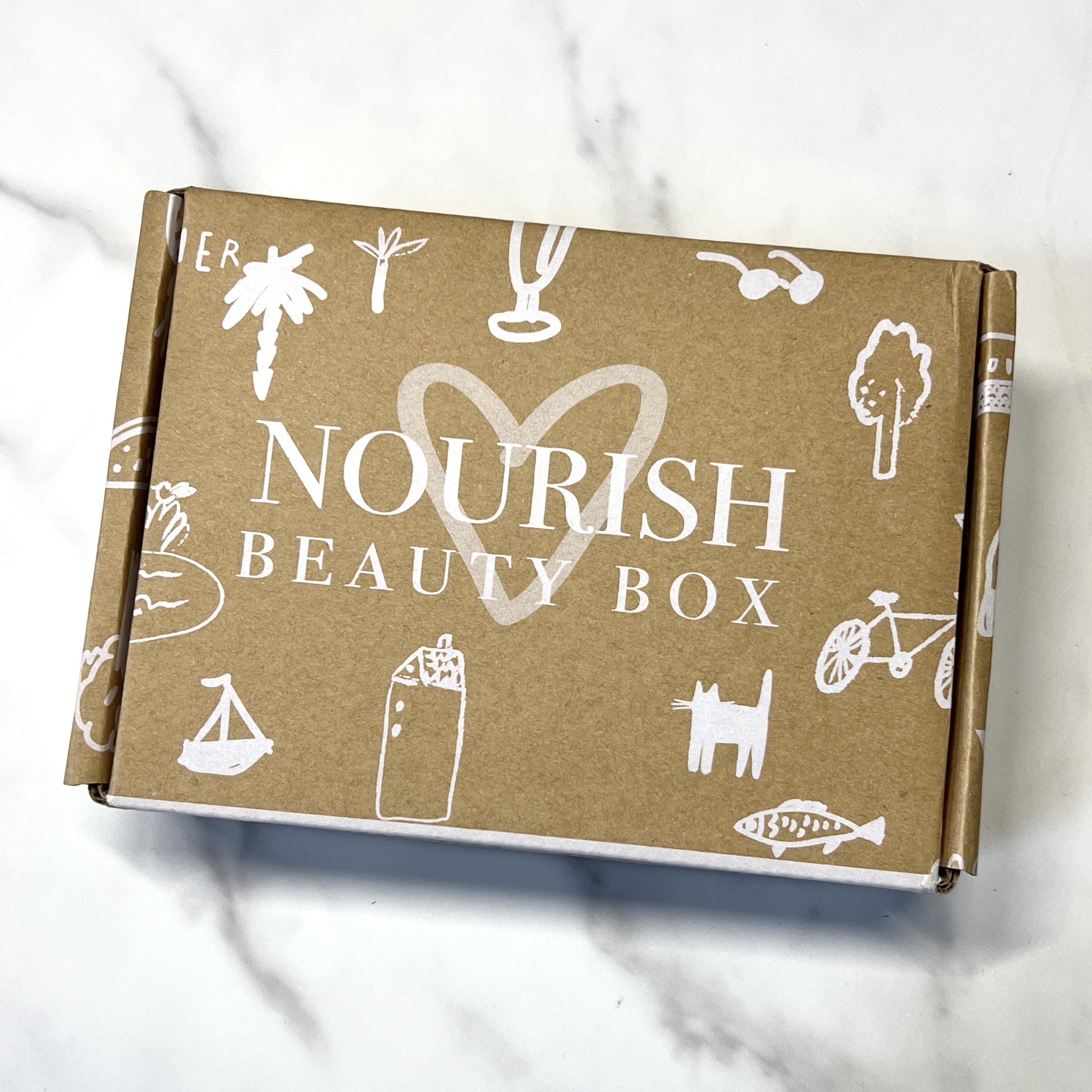 Box for Nourish Beauty Box April 2023