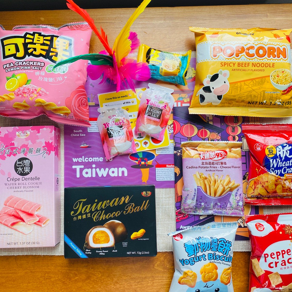 Chinese Snacks from Universal Yums International Snack Box