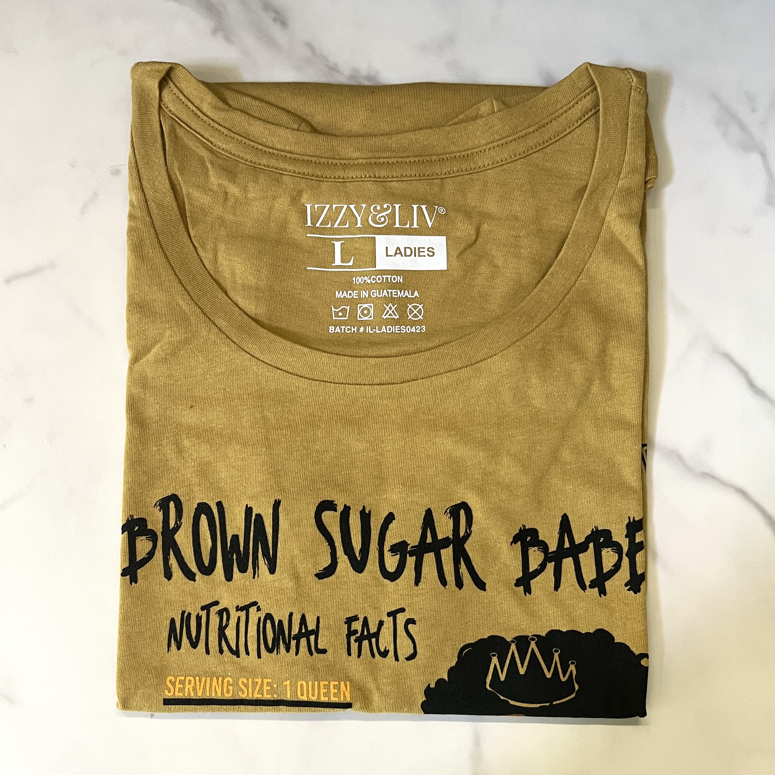 Folded T-Shirt for Brown Sugar Box April 2023