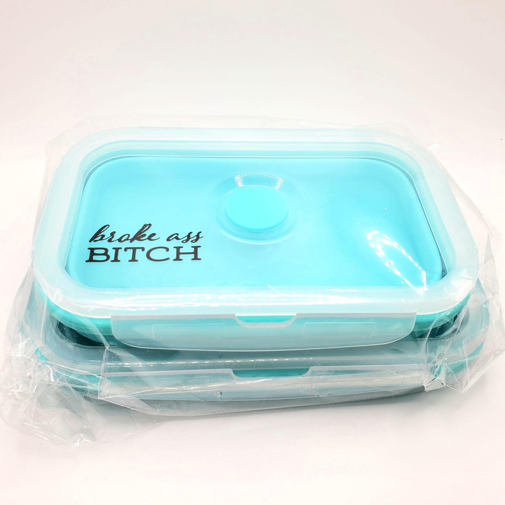 Smartass & Sass - Broke Ass Leftovers Container Set (Set of 2) 