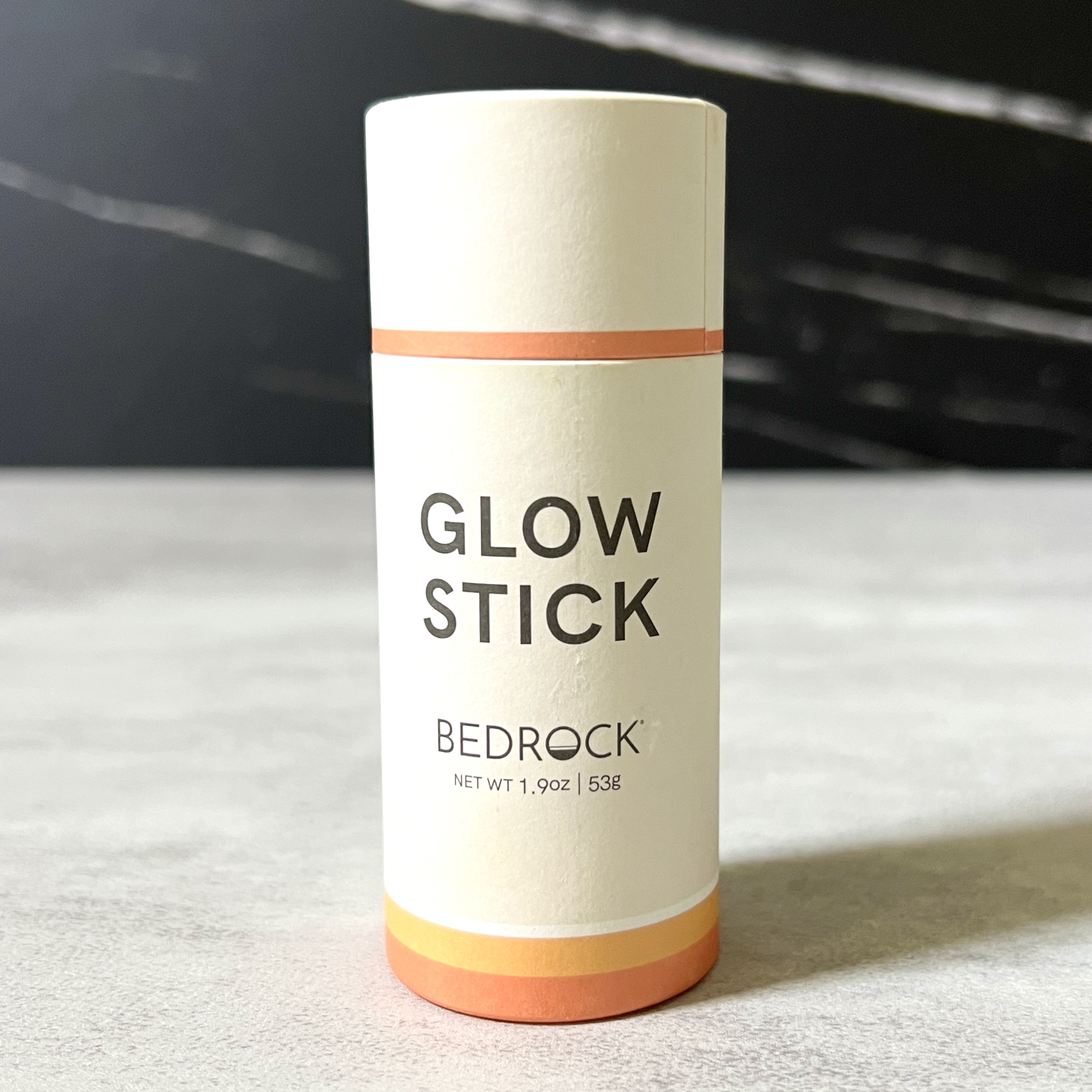 Front of Bedrock Glow Stick for Nourish Beauty Box June 2023