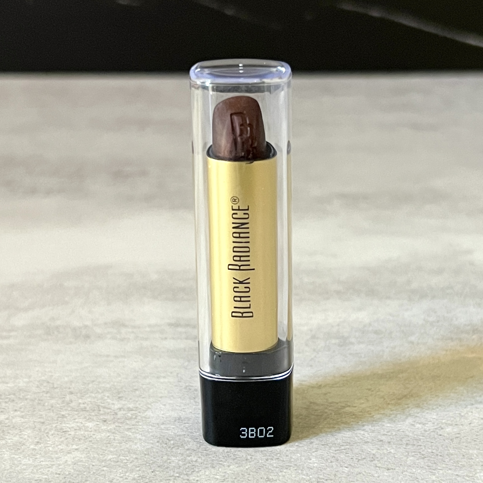 Front of Black Radiance Lipstick for Cocotique June 2023