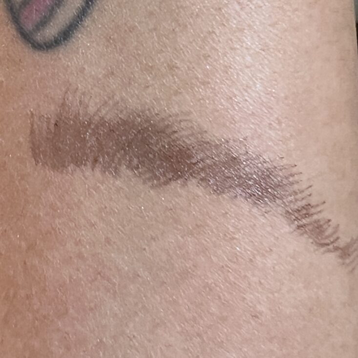 Swatch of Black Radiance Micro Brow Pen for Cocotique June 2023