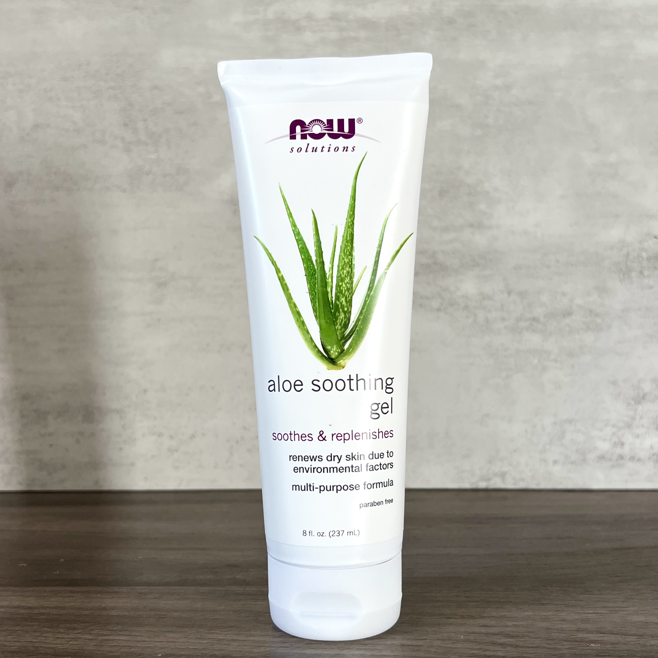 Front of Now Solutions Aloe Soothing Gel for Cocotique July 2023