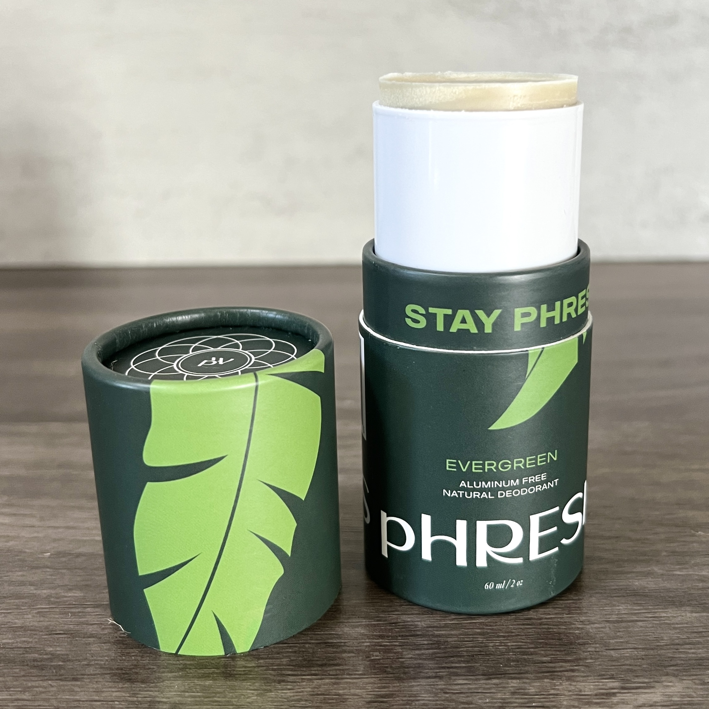Closeup of Phresh Wellness Deodorant for Cocotique July 2023