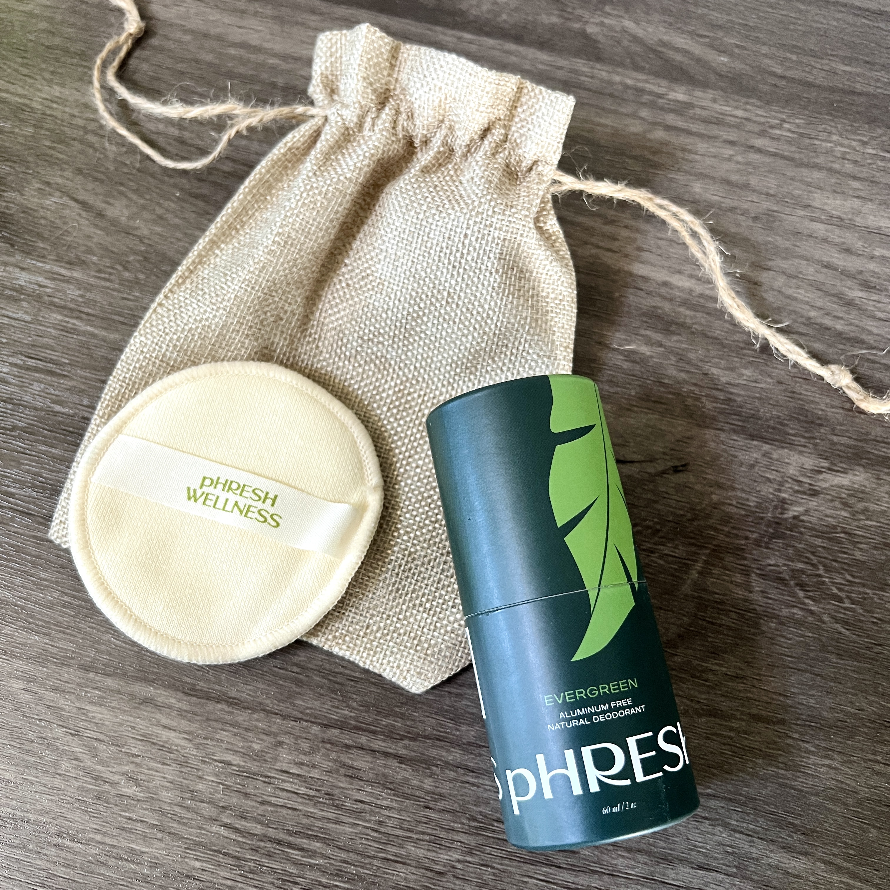 Front of Phresh Wellness Deodorant for Cocotique July 2023
