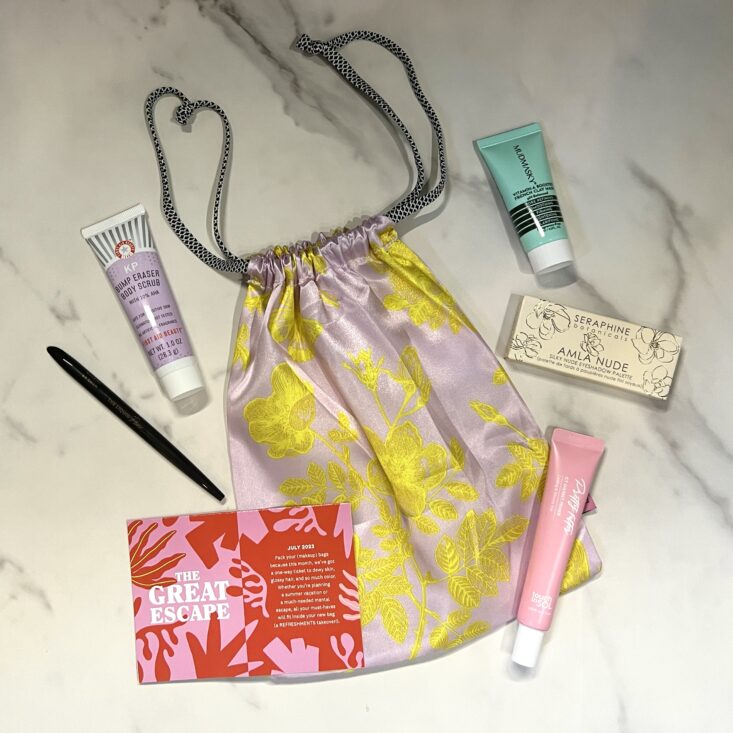 Full Contents for Ipsy Glam Bag July 2023