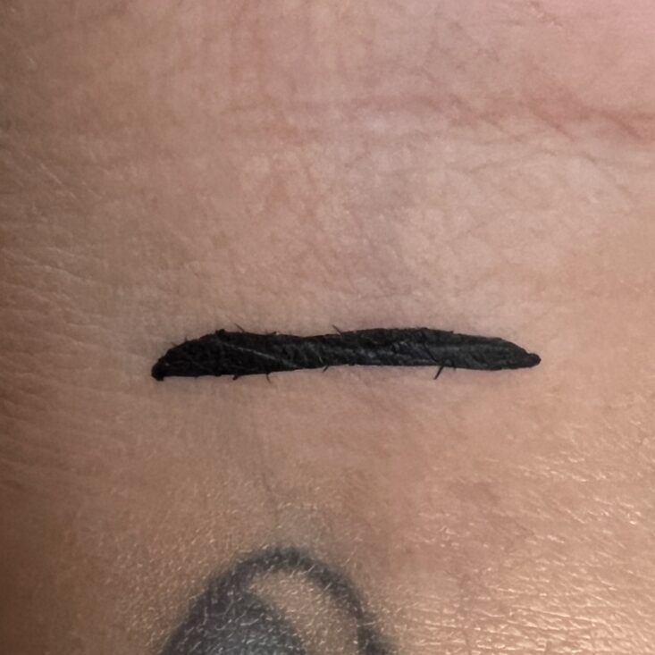 Swatch of Shades By Shan The Liquid Pen Eyeliner for Ipsy Glam Bag July 2023