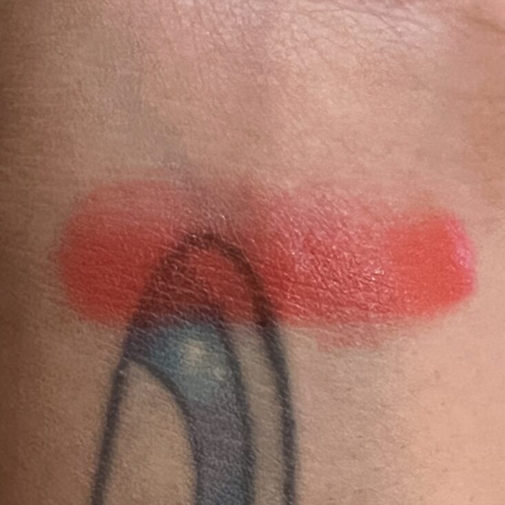 Swatch of Nourish Naturals Lip and Cheek Stain for Nourish Beauty Box August 2023