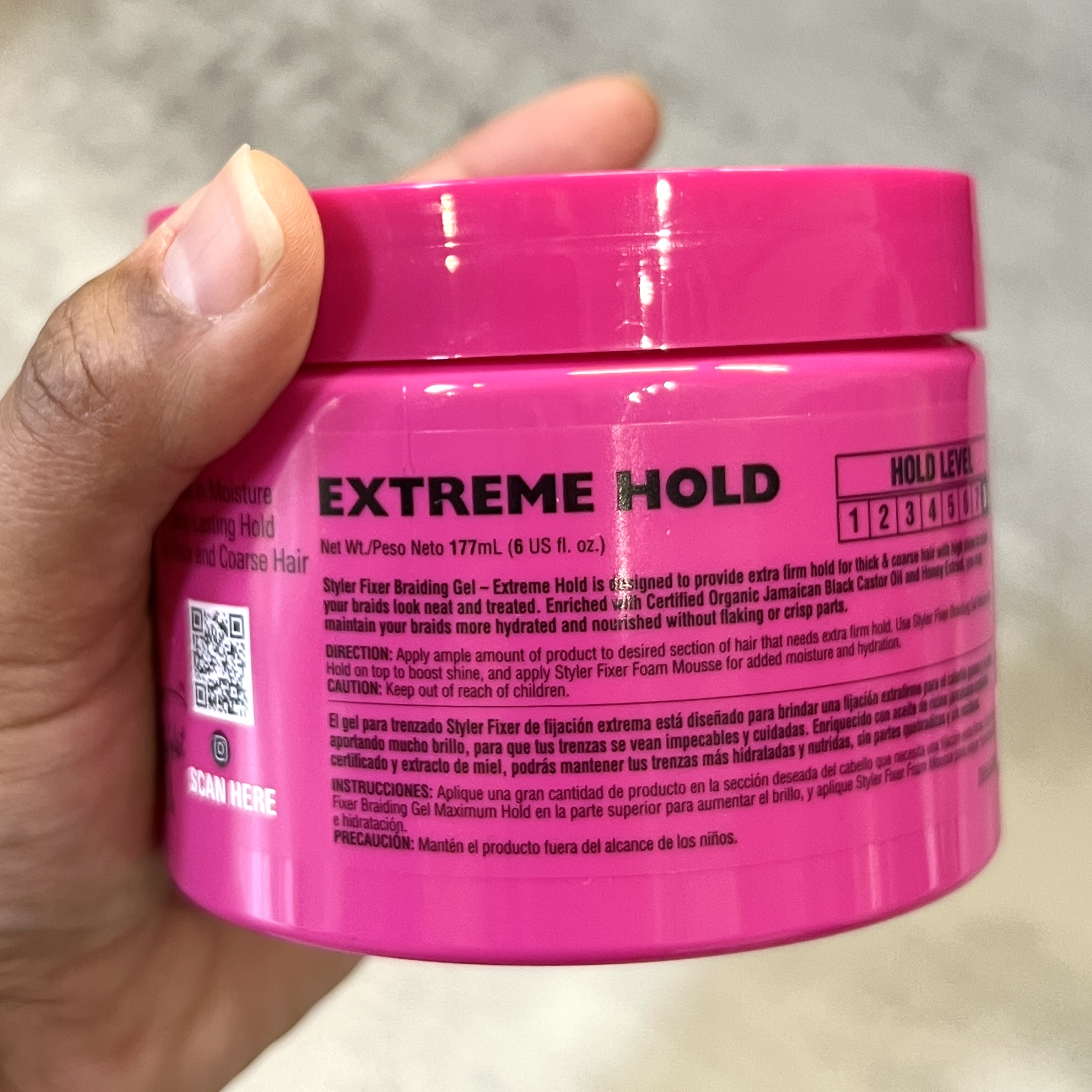 Styler Fixer Braiding Gel - Extreme Hold - Ivy Beauty