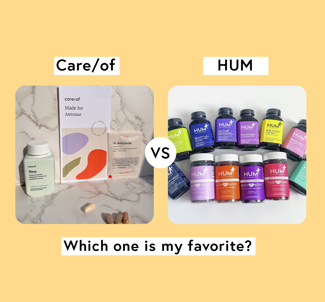 Care/of vs. HUM: Which Personalized Daily Supplements Am I Reaching For?