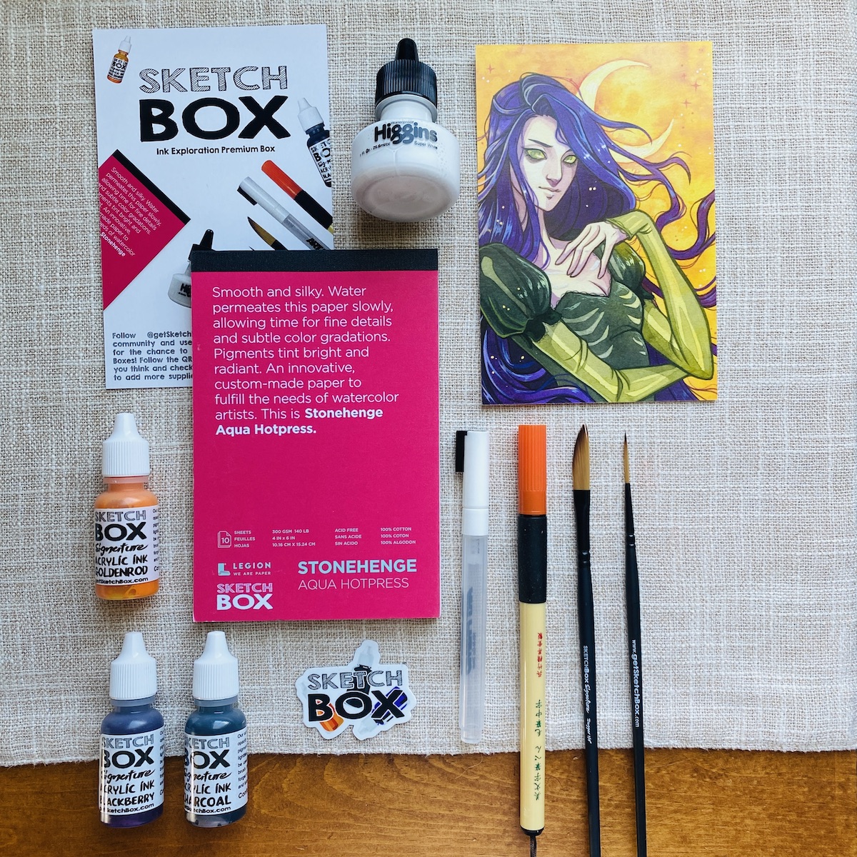 January 2023 Sketchbox Unboxing and Review 