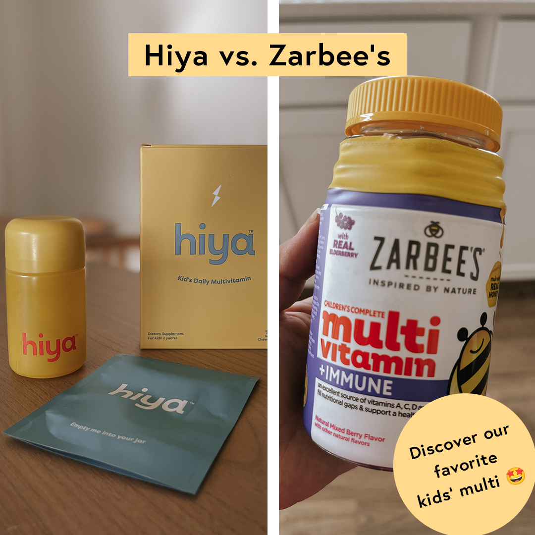 The Mama’s Guide to Kids’ Multivitamins: Hiya vs. Zarbee’s