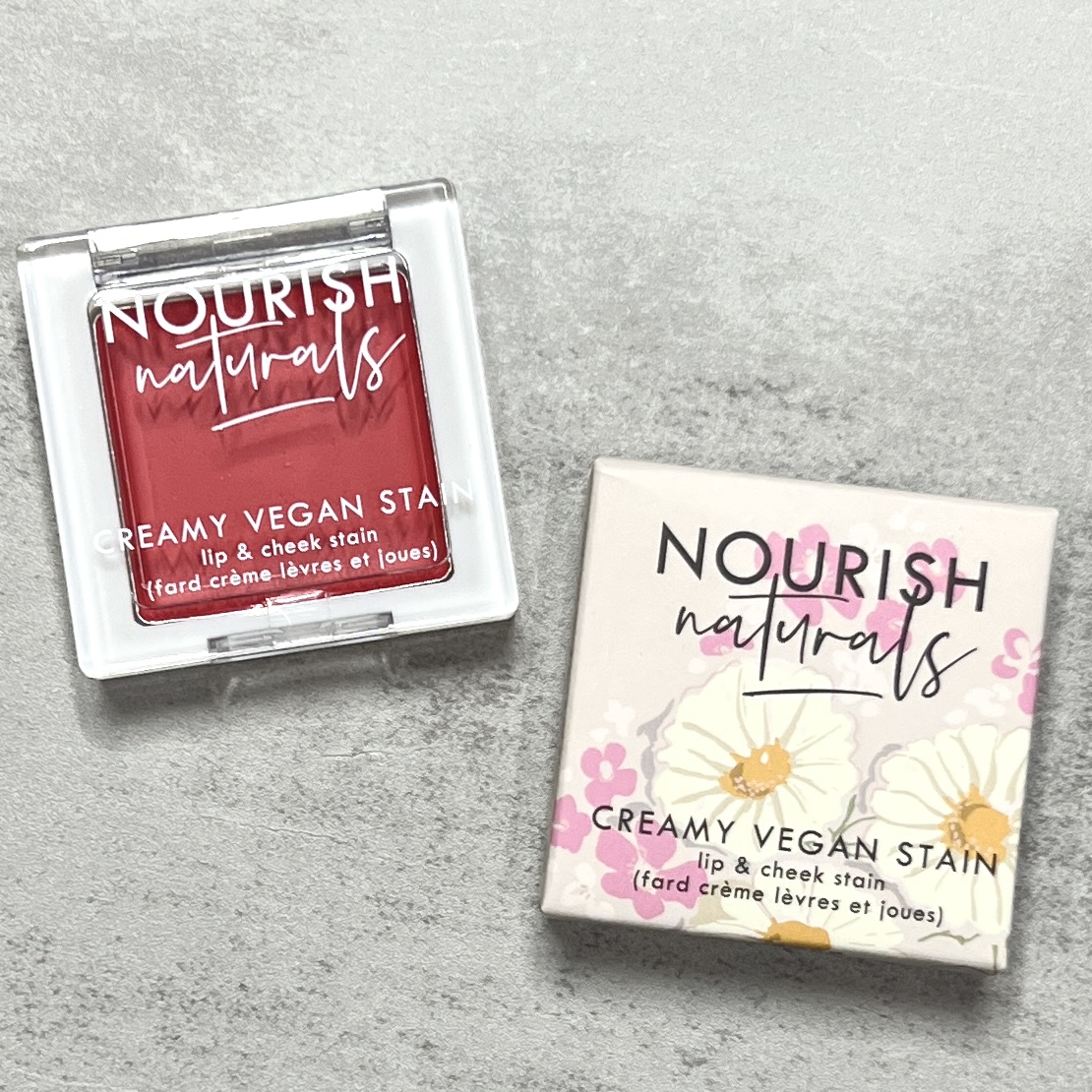 Front of Nourish Naturals Creamy Vegan Stain for Nourish Beauty Box November 2023
