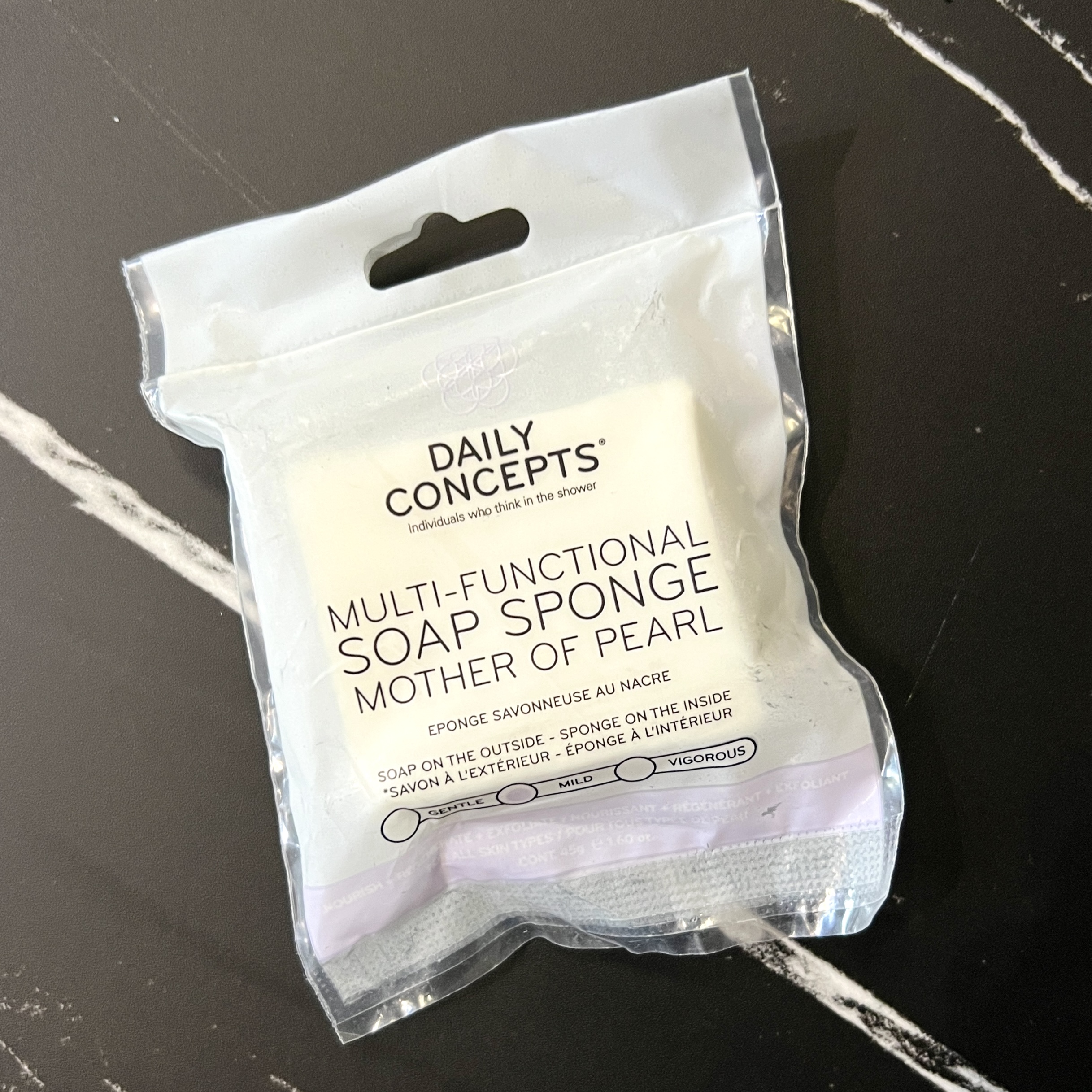 Front of Daily Concepts Soap Sponge for Cocotique November 2023