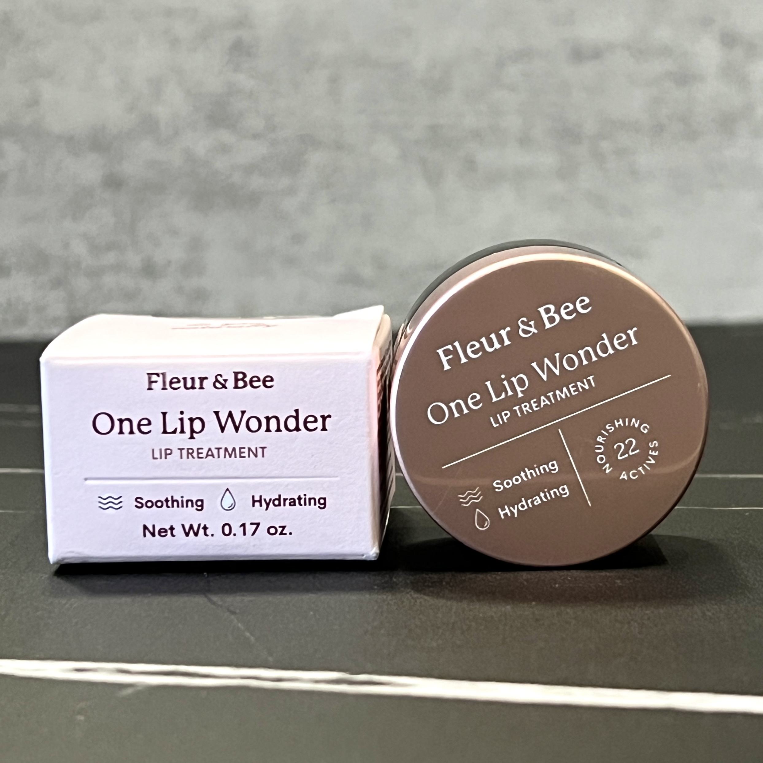 Front of Fleur and Bee Lip Treatment for Cocotique November 2023
