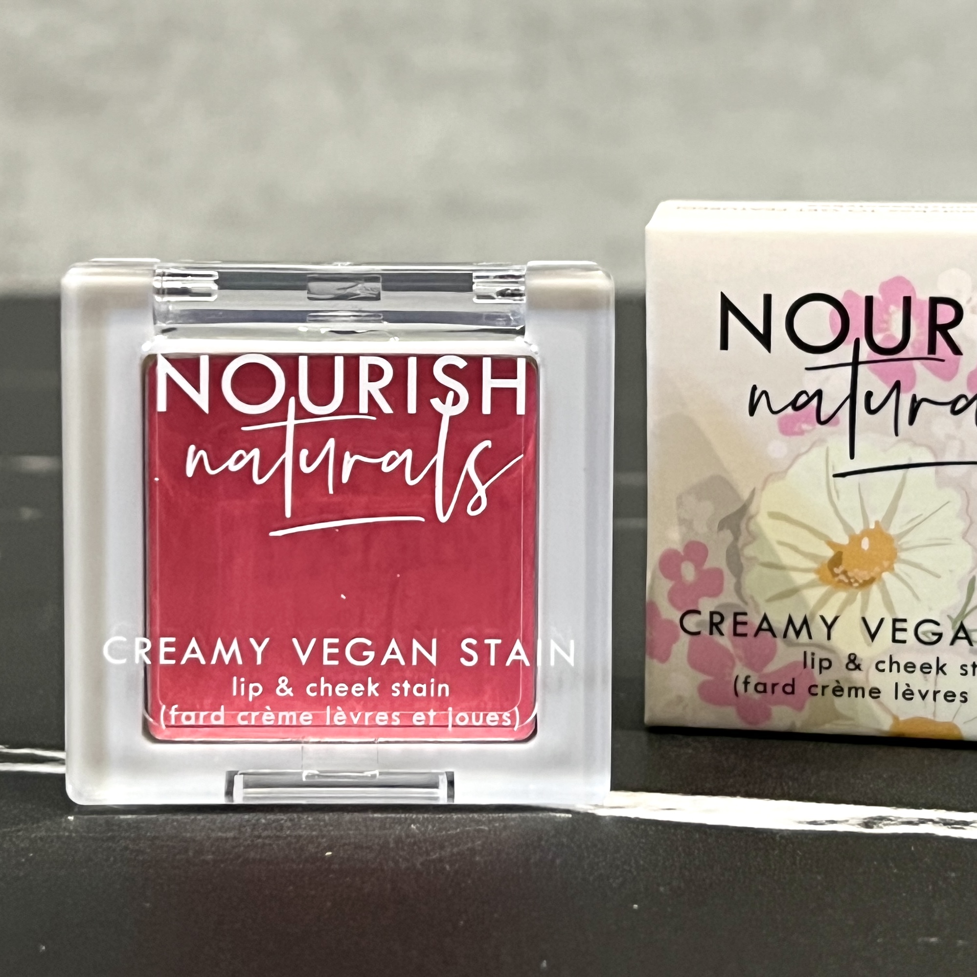 Front of Nourish Naturals Vegan Stain in Pinkelle for Nourish Beauty Box January 2023