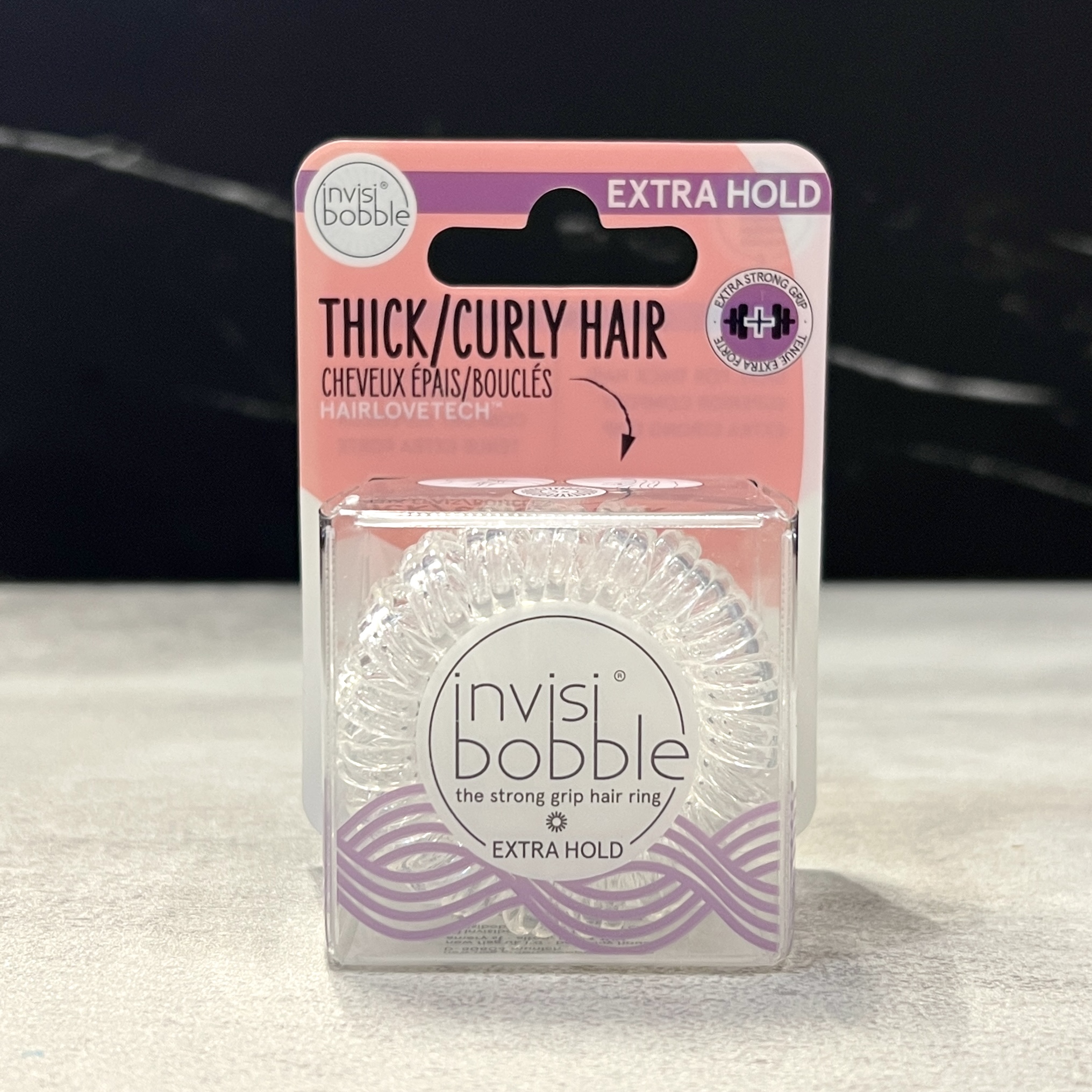 Front of Invisibobble Extra Hold for Cocotique December 2023