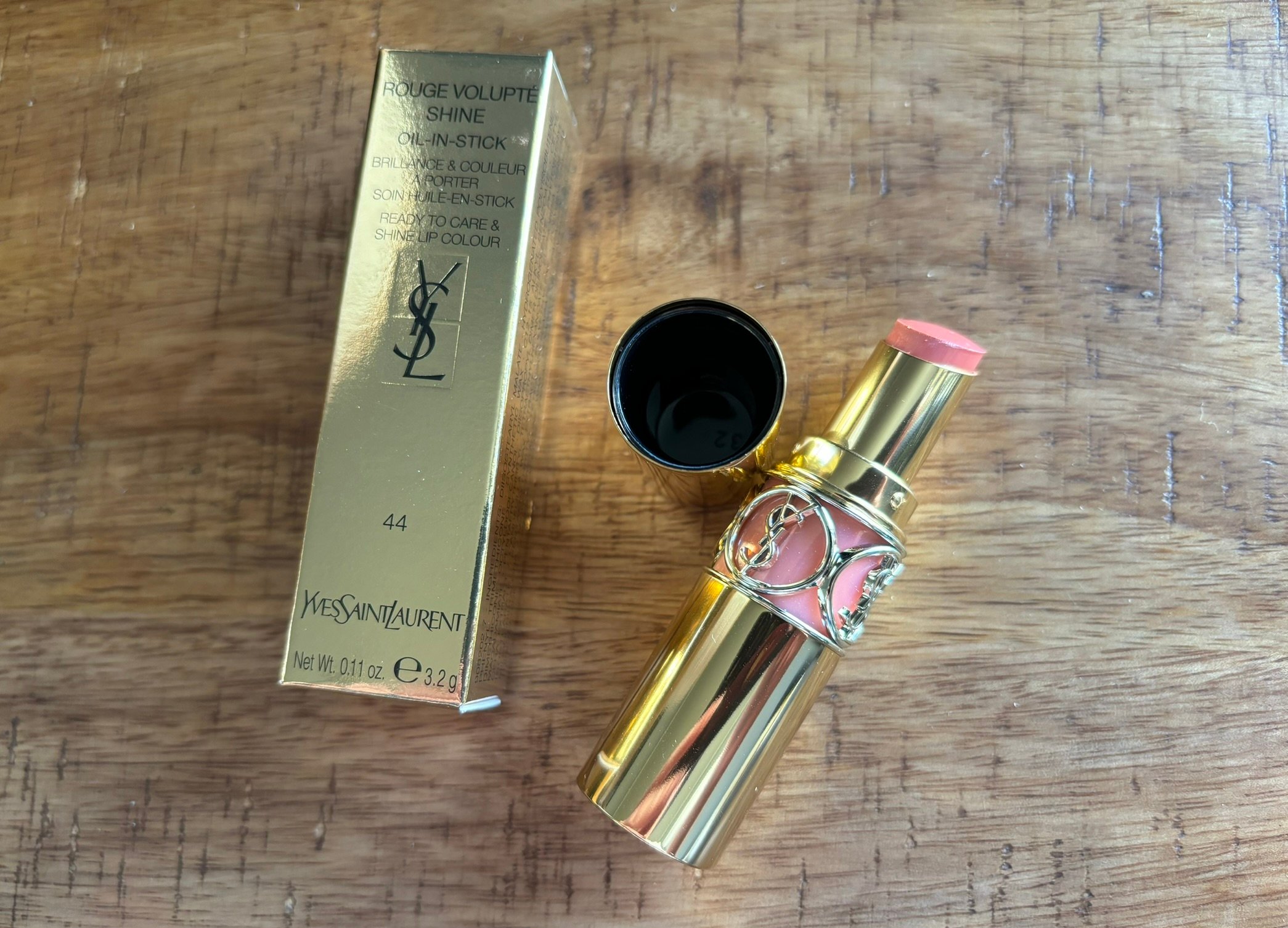 Yves Saint Laurent lipstick in Nude Lavalliere shade