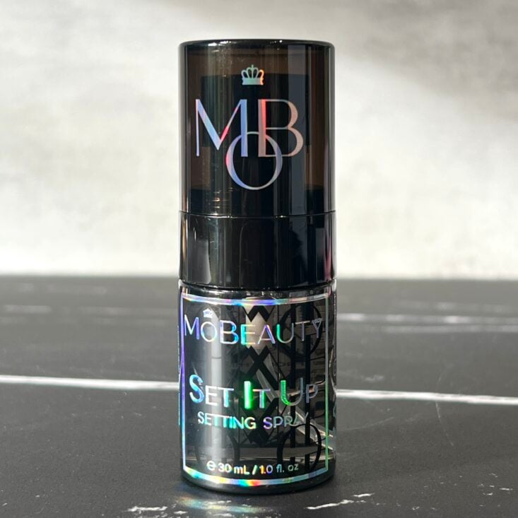 Front of MoBeauty Setting Spray for Ipsy Glam Bag February 2024