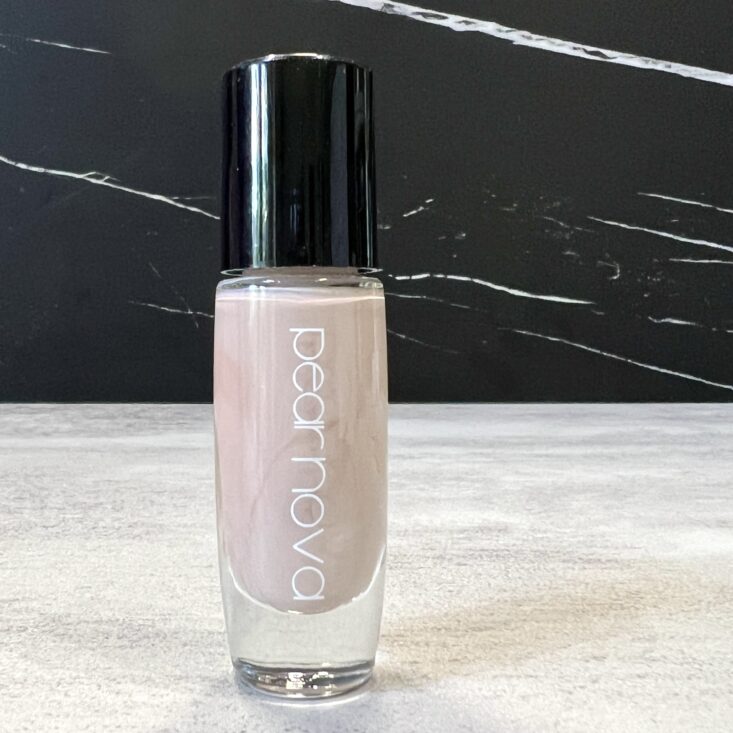 Front of Pear Nova Nail Lacquer in Dianna Boss for Cocotique February 2024