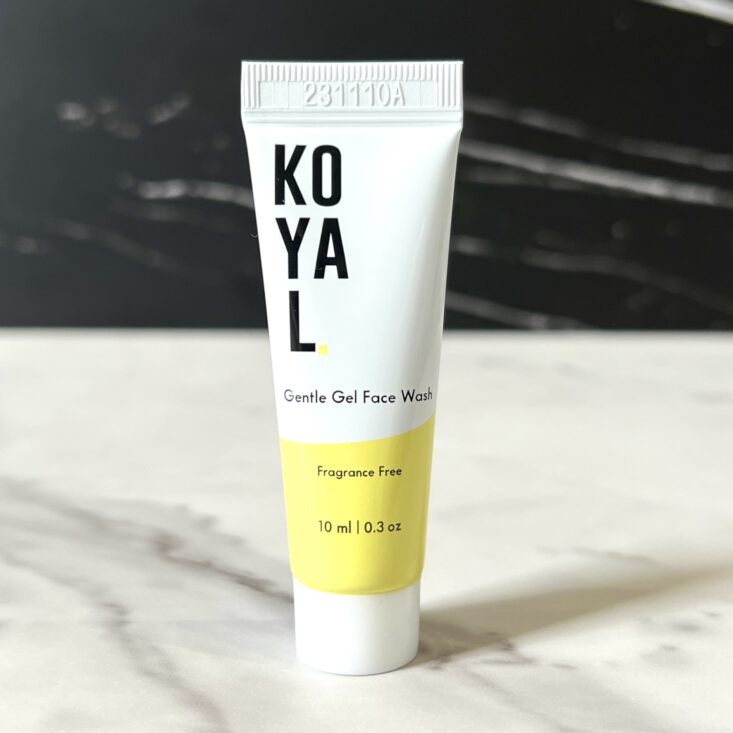Front of Koyal Beauty Gentle Face Wash for Ipsy Glam Bag March 2024