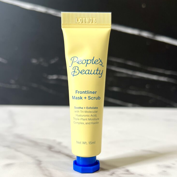 Front of People's Beauty Mask and Scrub for Ipsy Glam Bag March 2024