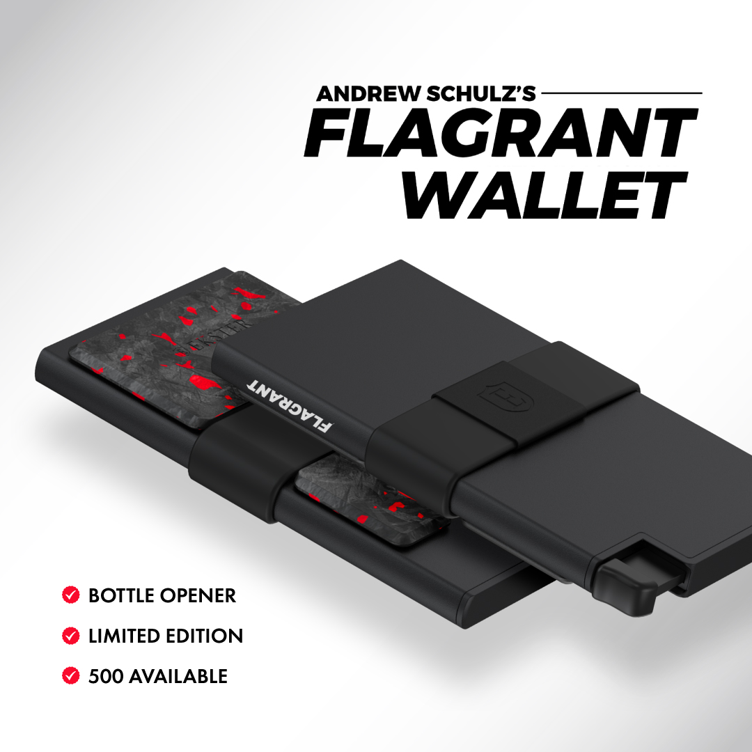 The Flagrant Wallet Is Here: Check Out This Andrew Schulz x Ekster Collab