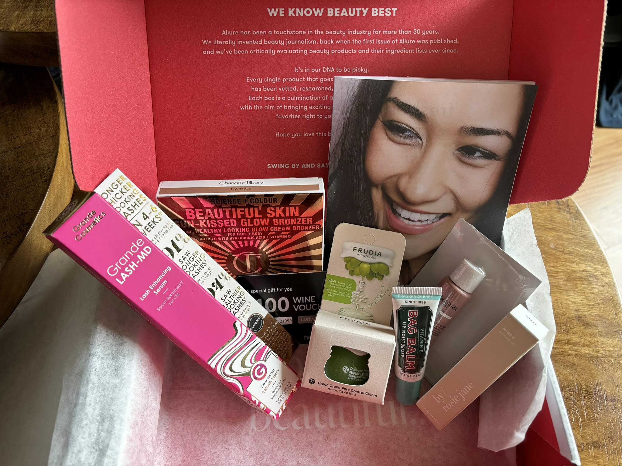 Allure Beauty Box Spoilers April 2025 - Aubrey Lourenco