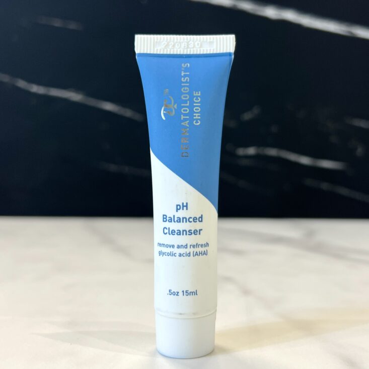 Front of Dermatologist's Choice Cleanser for Birchbox March 2024