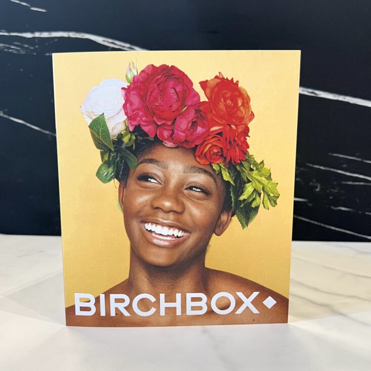 Front of Info Card for Birchbox March 2024