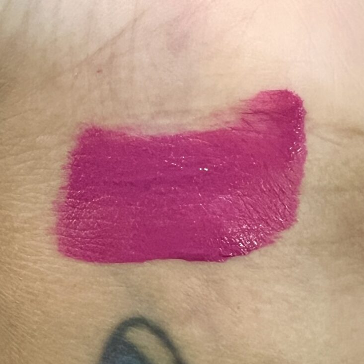 Swatch of The Glamatory Lip Potion for Cocotique March 2024