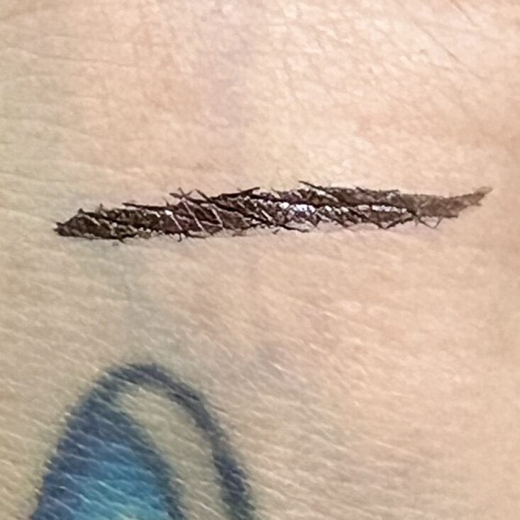 Swatch of Kreizi Beauty Eyeliner Pen for Cocotique April 2024