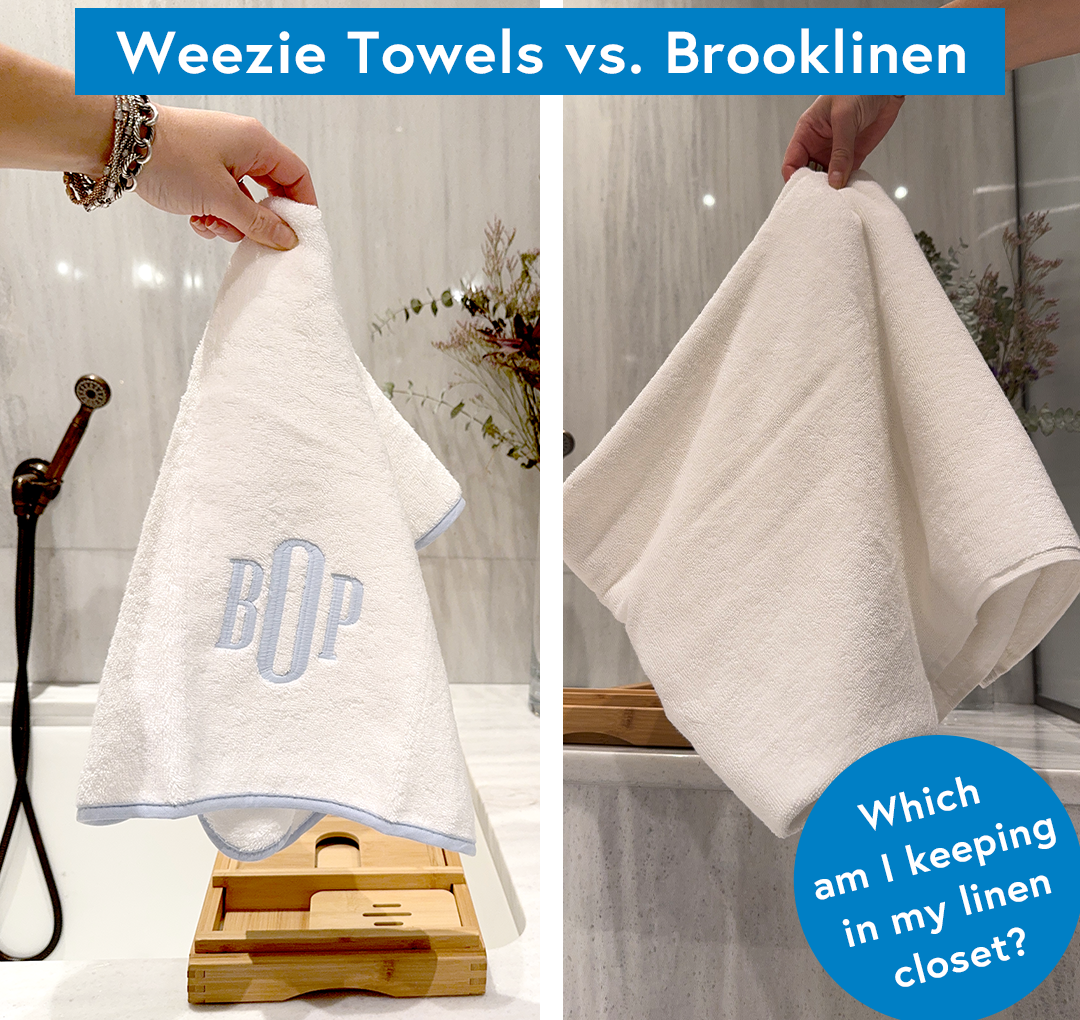 Brooklinen vs. Weezie: Which Luxury Towels Turned My Home Into a Spa?