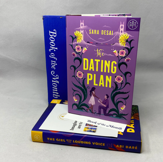 This Book of the Month box came with The Dating Plan by Sara Desai.
