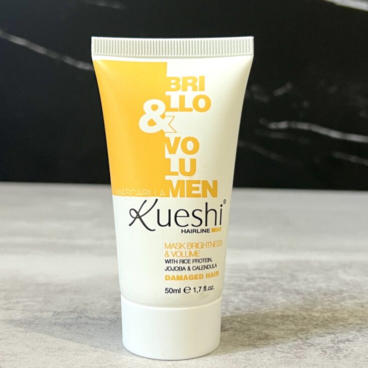 Front of Kueshi Hair Mask for Birchbox July 2024
