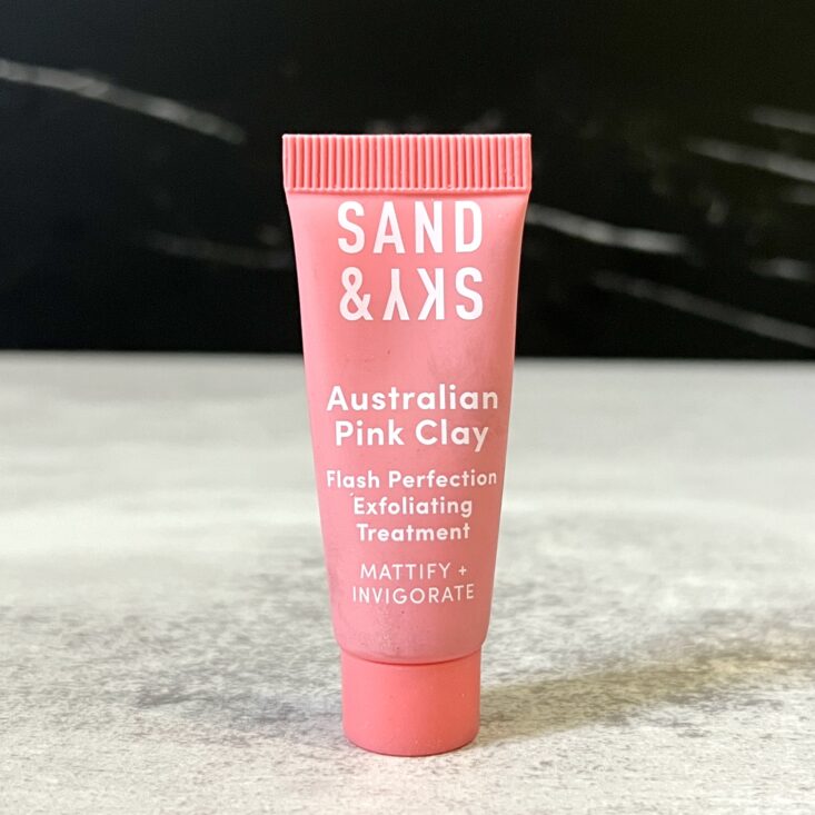 Front of Sand and Sky Mask for Birchbox July 2024