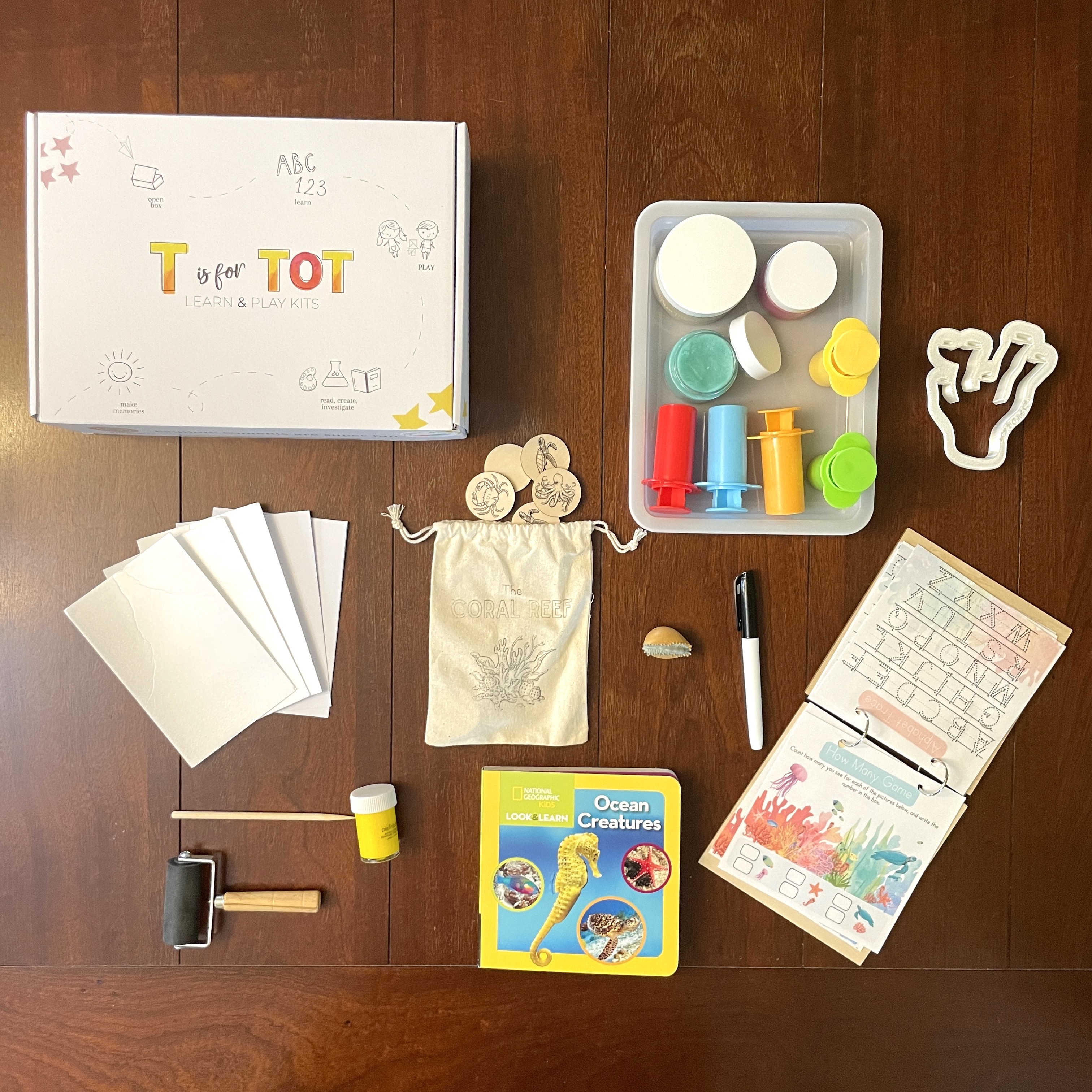 T is for Tot Subscription Review: “Coral Reef”