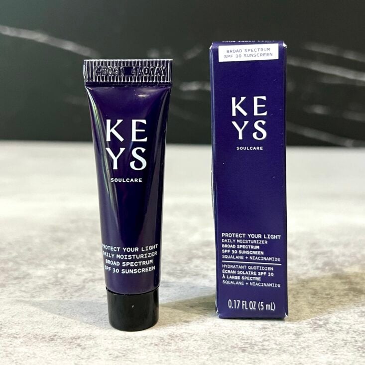 Front of Keys Soulcare SPF Moisturizer for Ipsy Glam Bag July 2024