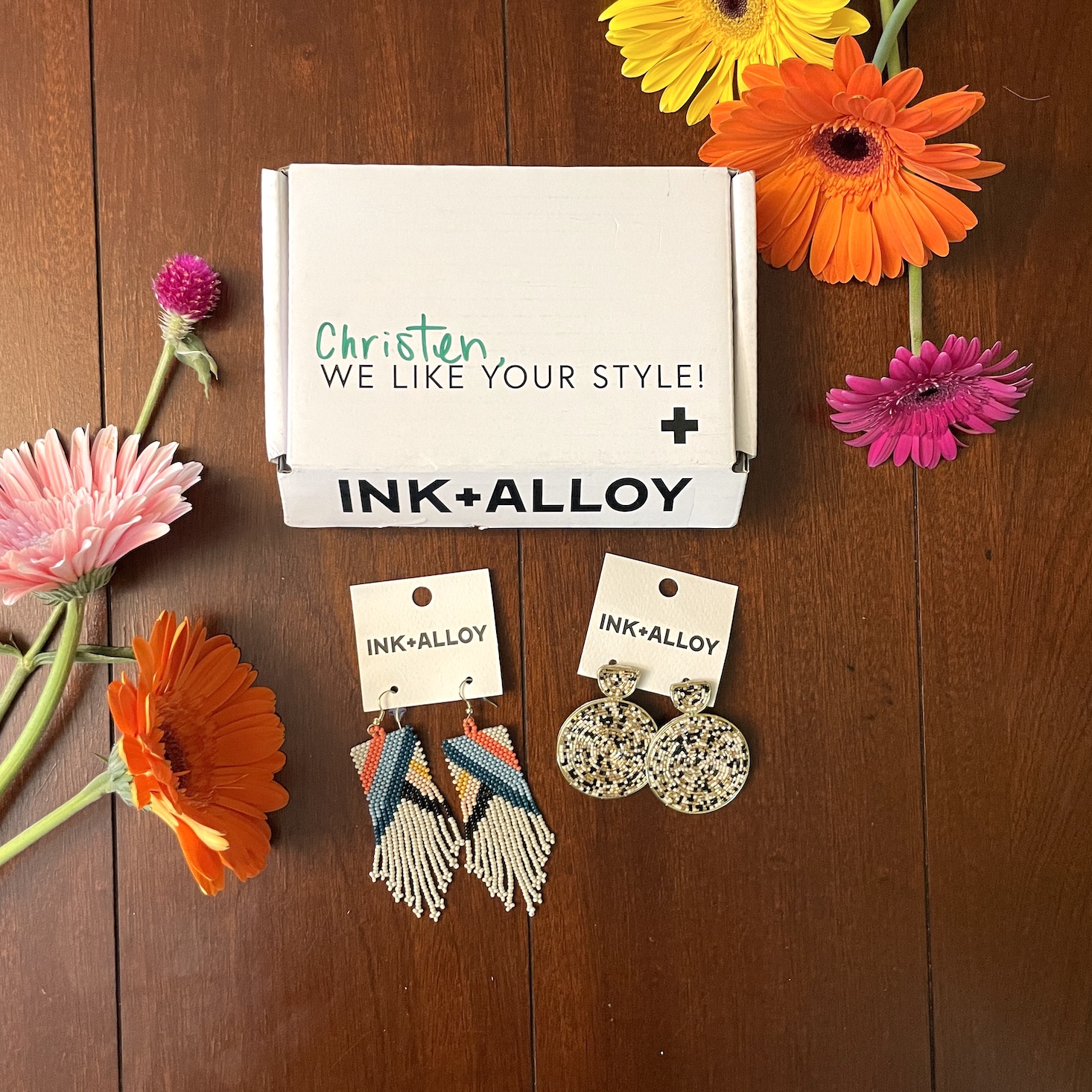 INK+ALLOY INSIDERS Earrings Subscription Review August 2024