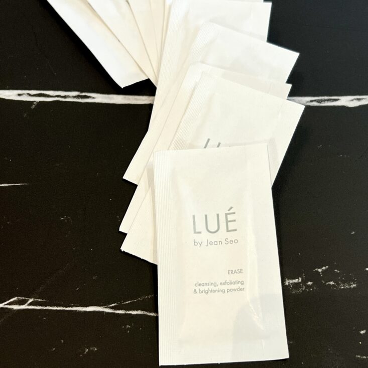 Front of Lue Face Masks for Birchbox September 2024