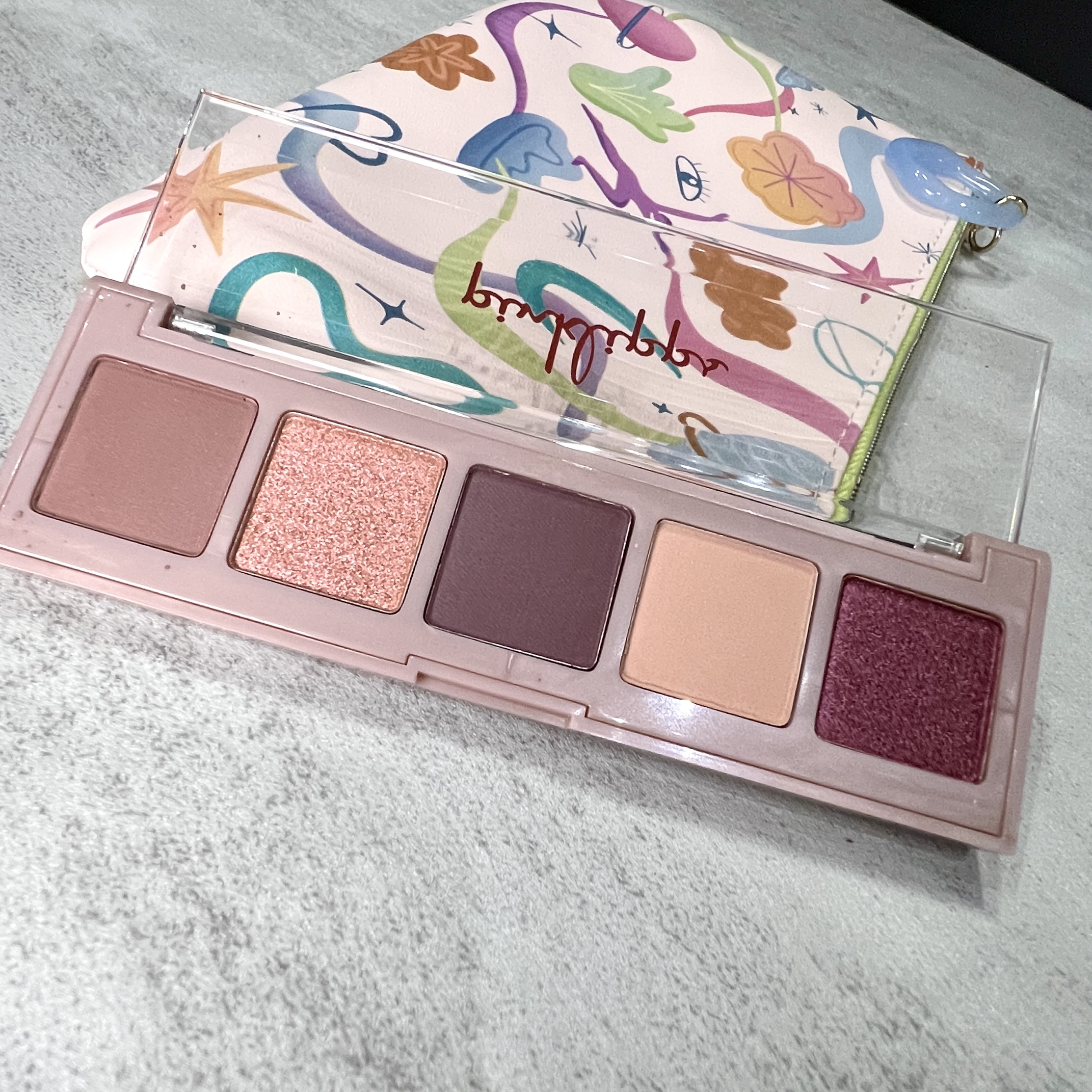 Closeup of PinkLipps Eyeshadow Cosmetics for Ipsy Glam Bag September 2024