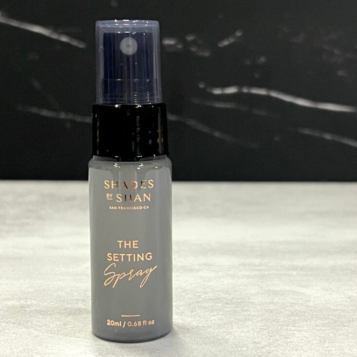 Front of Shades By Shan The Setting Spray for Ipsy Glam Bag September 2024