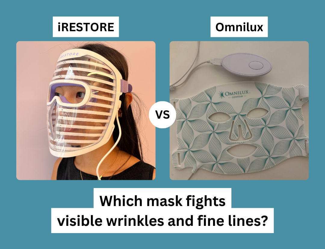 iRESTORE vs. Omnilux: Which Red Light Mask Comes Out on Top?